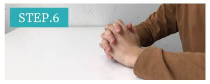 おでこ・眉間脱毛Step6